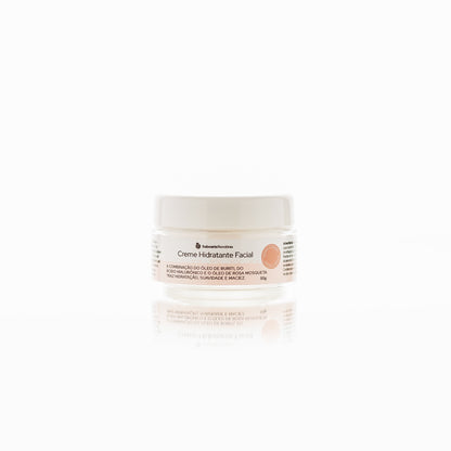 pote Creme facial com bioativos amazônicos de buriti,