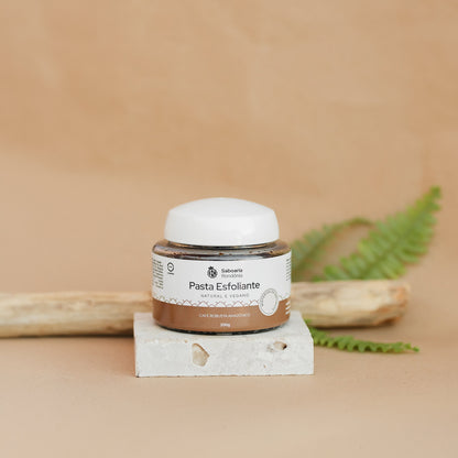 pote Esfoliante corporal com partículas naturais de café robusta 