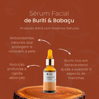 kit serum esfoliante e espuma facial