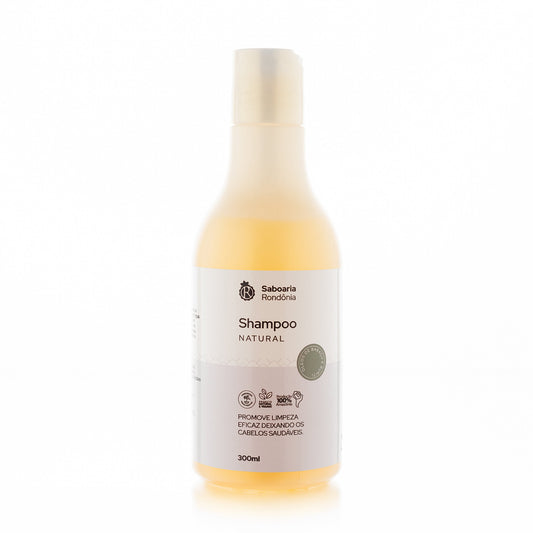 pote de Shampoo natural com bioativos amazônicos de buriti e babaçu,